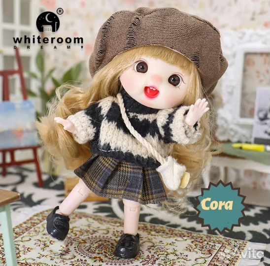 Шарнирная кукла 13 см