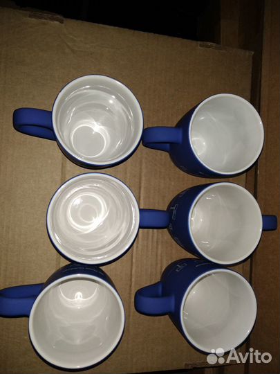 Кружки, стаканы граненые, бокалы 250мл