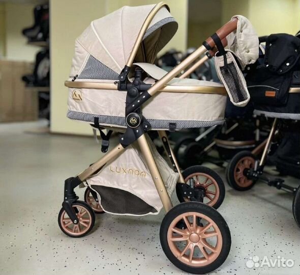 Коляска 2в1 по желанию 3в1 Новая (нежный цвет)