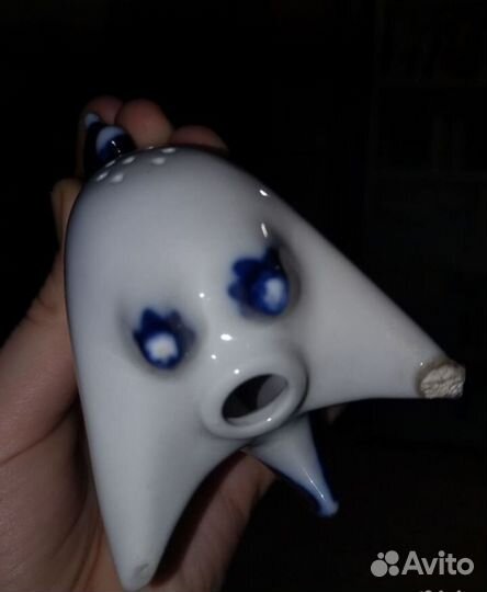 Винтажная солонка петушок