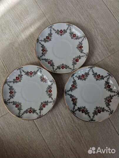 Блюдца кофейные лфз СССР