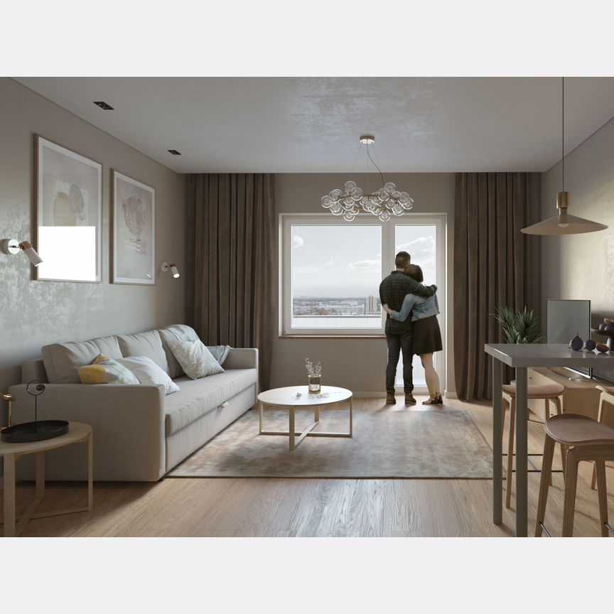 1-к. квартира, 41,8 м², 13/16 эт.
