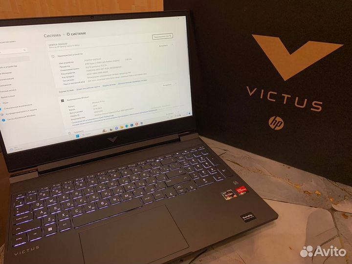 Игровой ноутбук HP Victus 15