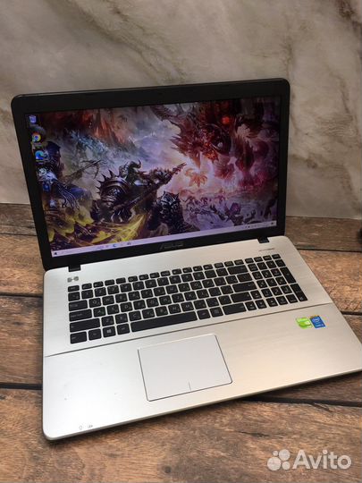 Игровой asus 17.3, i5, 8gb, ssd + hdd, nvidia