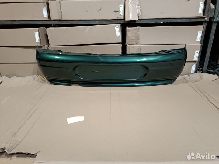 Бампер задний ваз 2110 темно зеленый - амулет