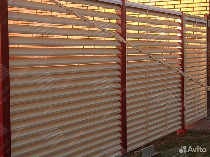 Забор жалюзи