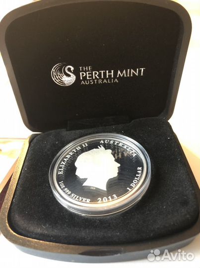 Лунар 1 AUD серебро год змеи