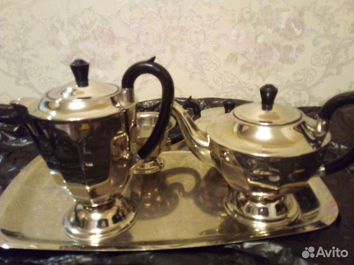 Чайный сервиз мельхиор СССР