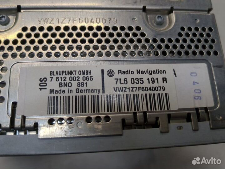 Магнитола Volkswagen Touareg, 2005