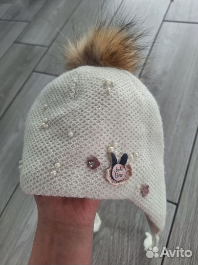 Шапка шлем nels на девочку 1,5-3,5 года
