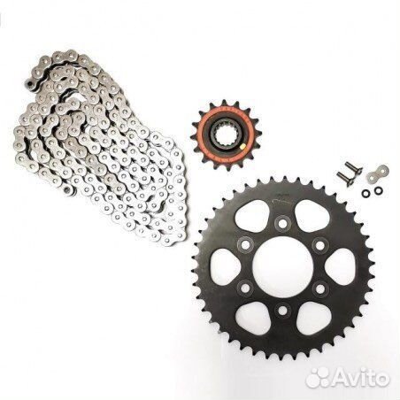 Комплект цепь и звезды Multistrada V4