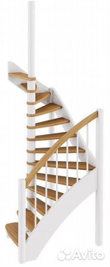 Деревянная лестница лс-04м под покраску