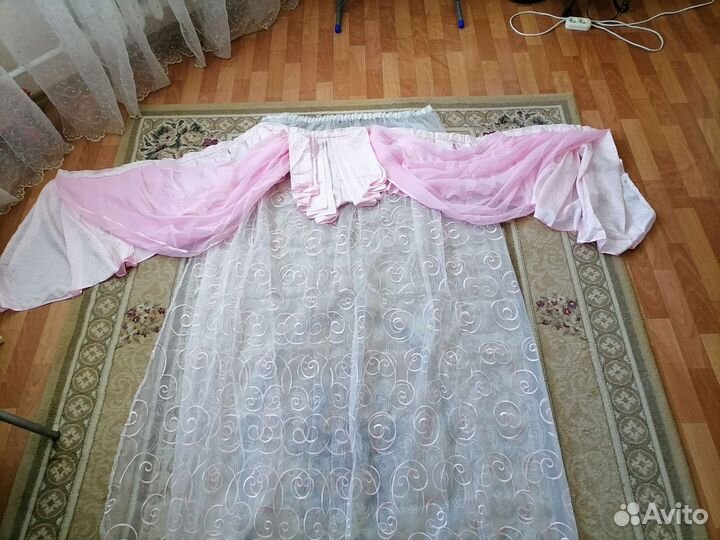 Шторы с ламбрекеном бу