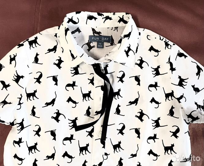 Блузка школьная 128 134