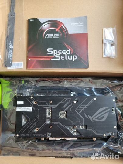 Видеокарта asus ROG strix 1050 TI 4g