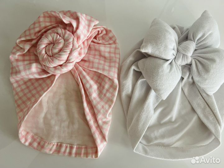 Повязки и шапочки на малышку