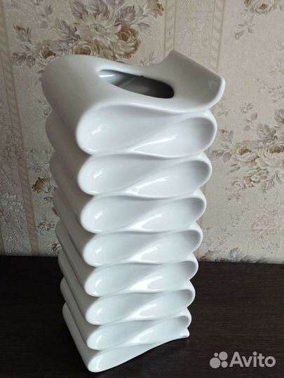 Ваза для цветов высота 40 см Италия