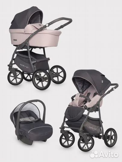 Коляска Riko Basic Bella Pastel 3 в 1