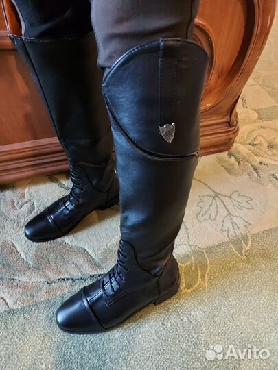 Сапоги для верховой езды 38 Decathlon Fouganza