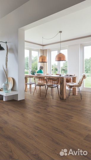 Ламинат Quick-Step Дуб горный коричневый CLH4091