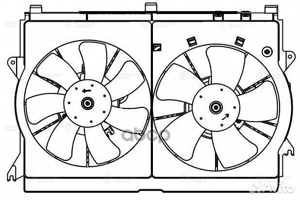 Вентилятор радиатора Toyota Avensis (03)