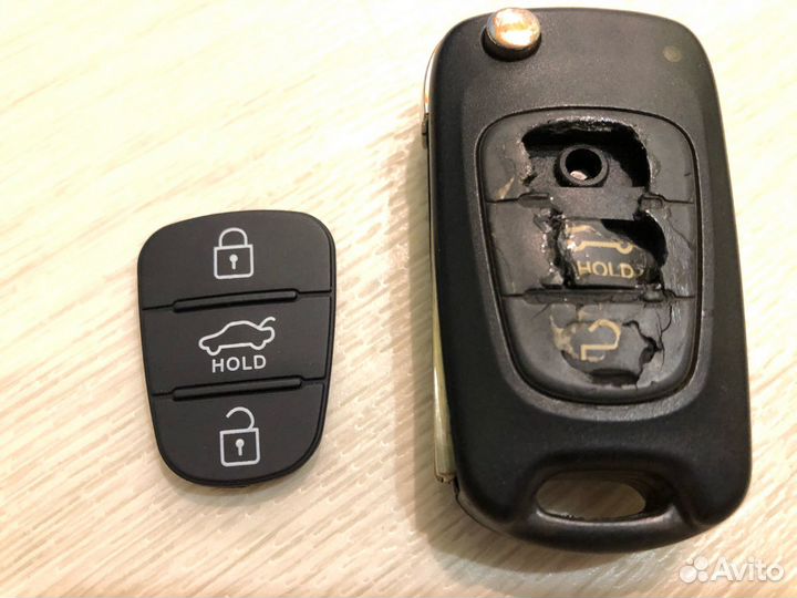 Кнопки для ключа Hyundai / Kia