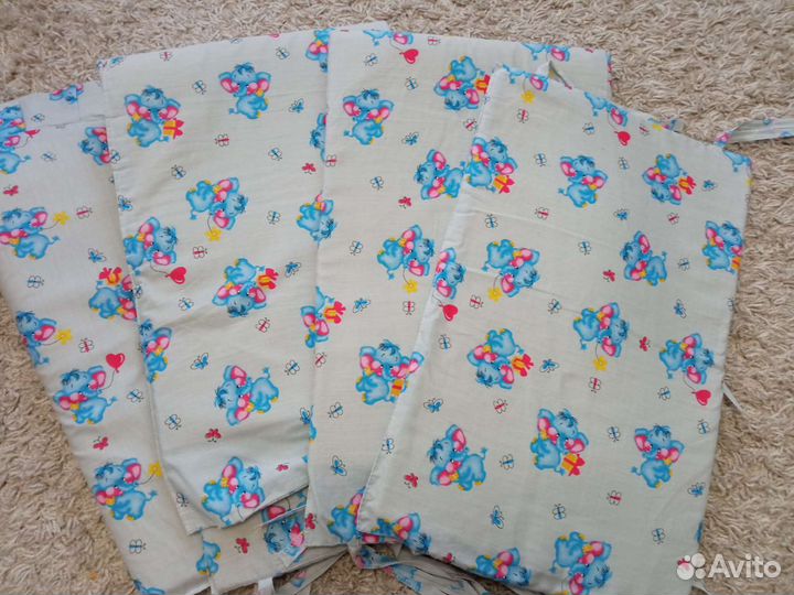 Бортики в детскую кроватку