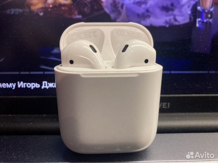 Наушники apple AirPods 1 оригинал