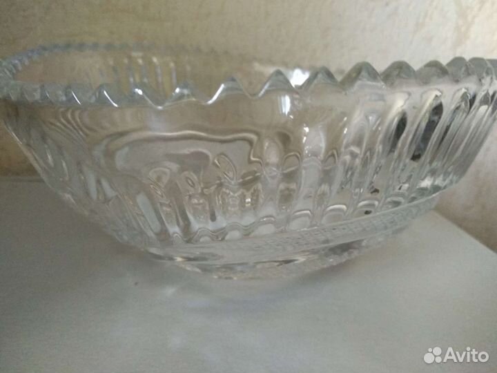 Хрустальная ваза, салатник, конфетница