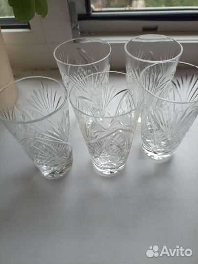 Хрусталь СССР (стопки,конфетница,графин)