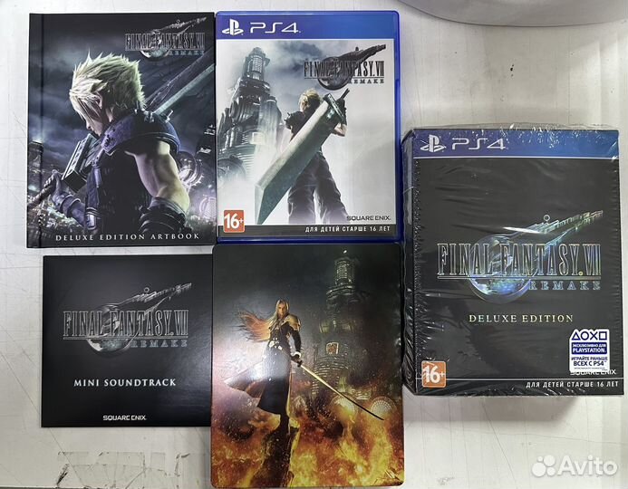 Final Fantasy 7 Remake ps4 Deluxe Edition