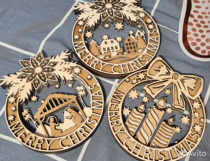 Новогодние украшения ручной работы