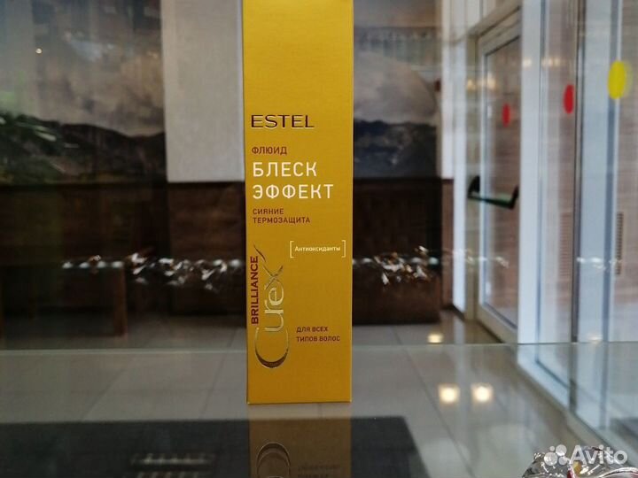 Флюид-блеск с термозащитой estel curex
