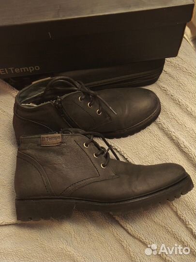 Ботинки мужские кожаные