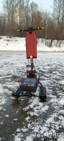 Электроснегоход. Сноубайк