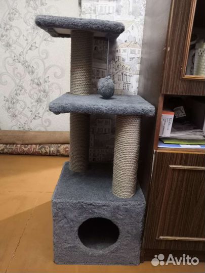 Когтеточка домик для кошки