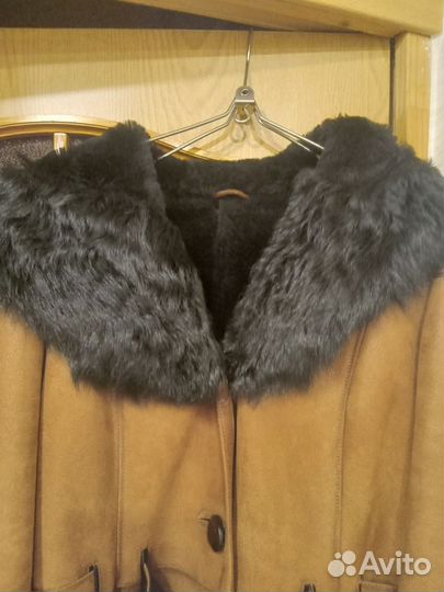 Дубленка натуральная женская 52 54 бу