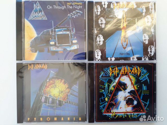 CD диски Def Leppard, Saxon