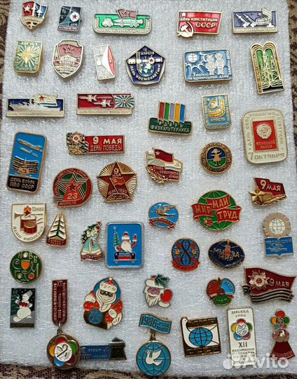 Значки СССР. Разные. Космос. Праздники. Детские