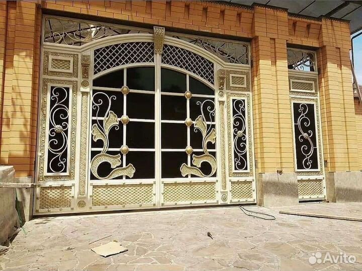 Ворота кованые