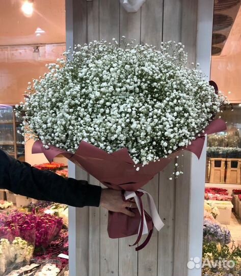Букет из гипсофилы