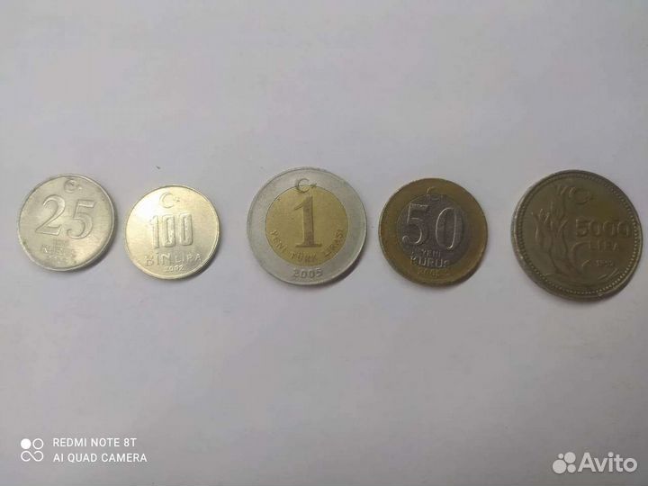 Монеты Турции