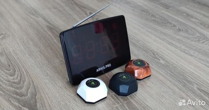 Кнопки вызова официанта Бургер и табло вызова