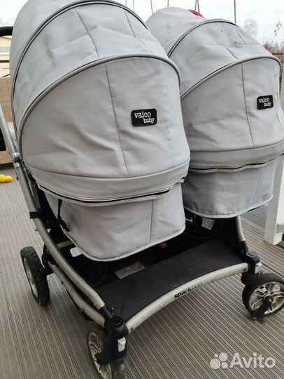 Коляска valco для двойни или погодок