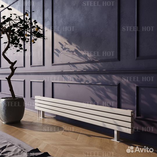 Напольный радиатор Steel-Hot от завода батарея