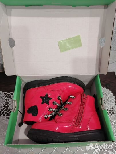 Ботинки демисезонные для девочки 22 размер