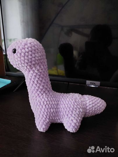 Вязаные динозавры и ёжик