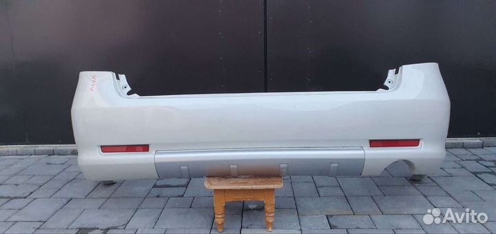 Бампер задний ресталинг на митцубиши грандис спо