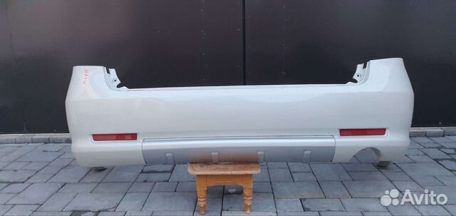 Бампер задний ресталинг на митцубиши грандис спо