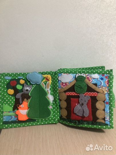 Развивающая книжка ручной работы,из 8стран